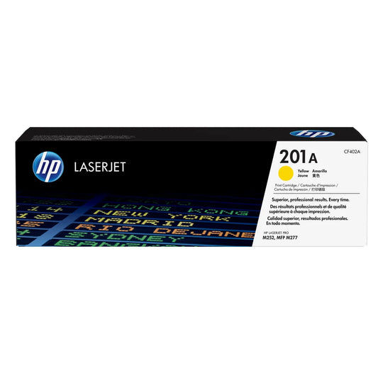 HP 201A Yellow Original LaserJet Toner Cartridge;1;400 pages.