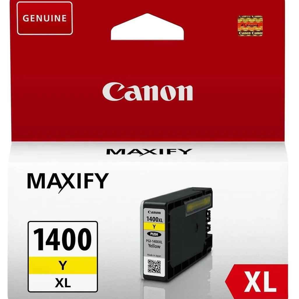 CANON-INK-PGI-1400XL Y-MB2040/ MB2140/ MB2340/ MB2740- YIELD 900