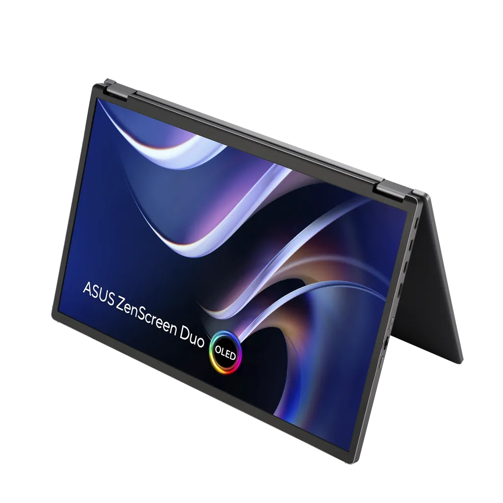 ASUS ZenScreen Duo OLED MQ149CD, 35.6 cm (14"), 1920 x 1200 pixels, WUXGA, OLED, 1 ms, Silver