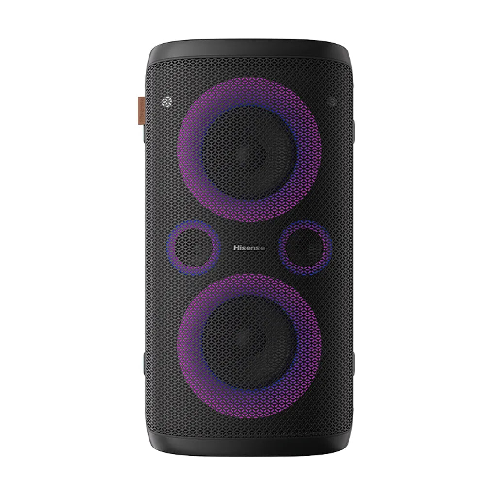 Hisense PartyRocker One HP100, 2.0 channels, 5.71 cm (2.25"), 13.3 cm (5.25"), 300 W, 40 - 20000 Hz, Wired & Wireless