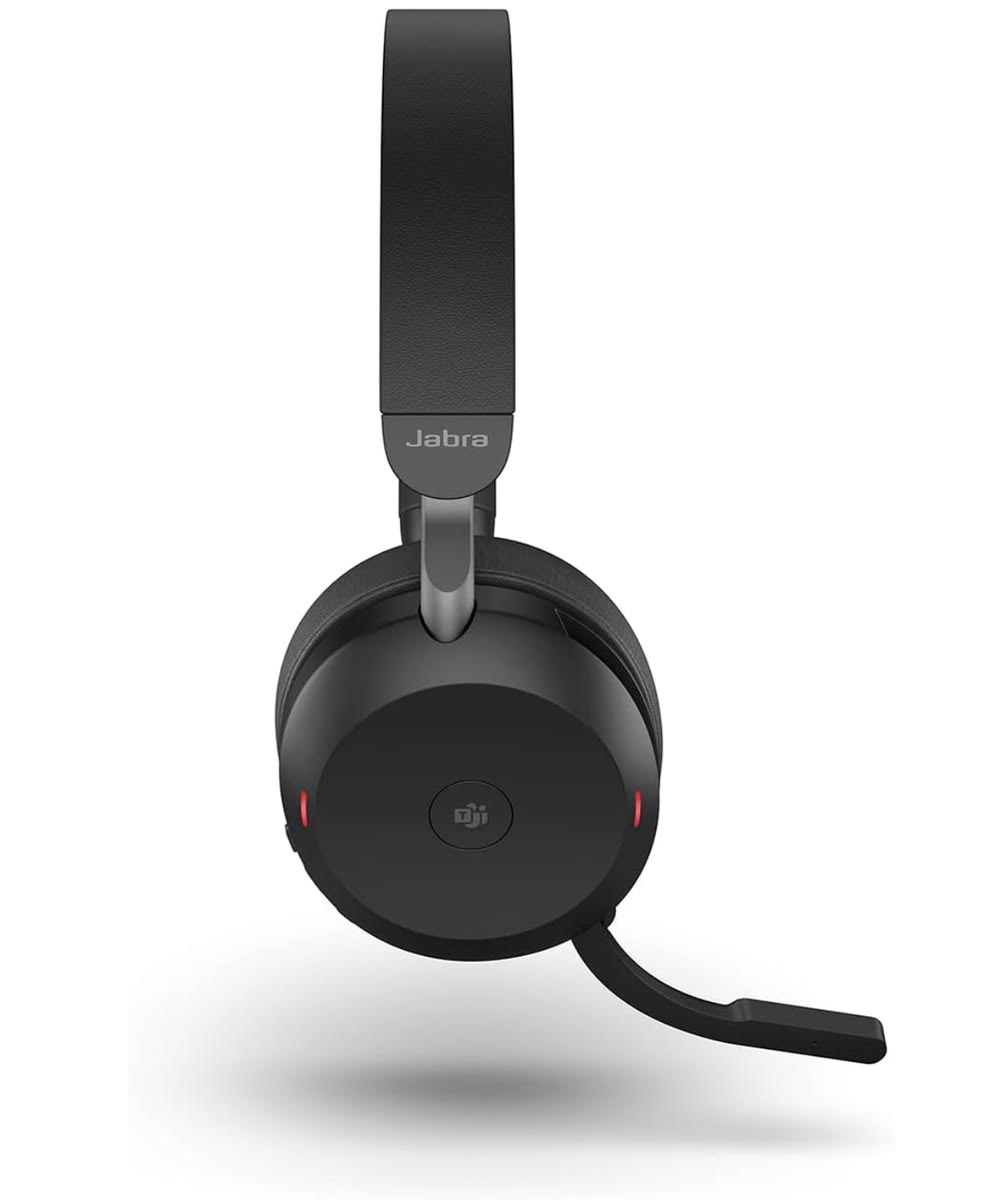 Jabra Evolve2 75 Headset Wireless Head-band Office/Call Center Bluetooth Black