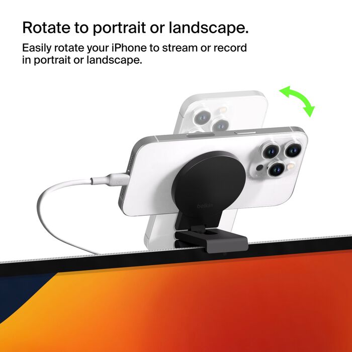 iPhone Mount with MagSafe for Mac Desktops and Displays