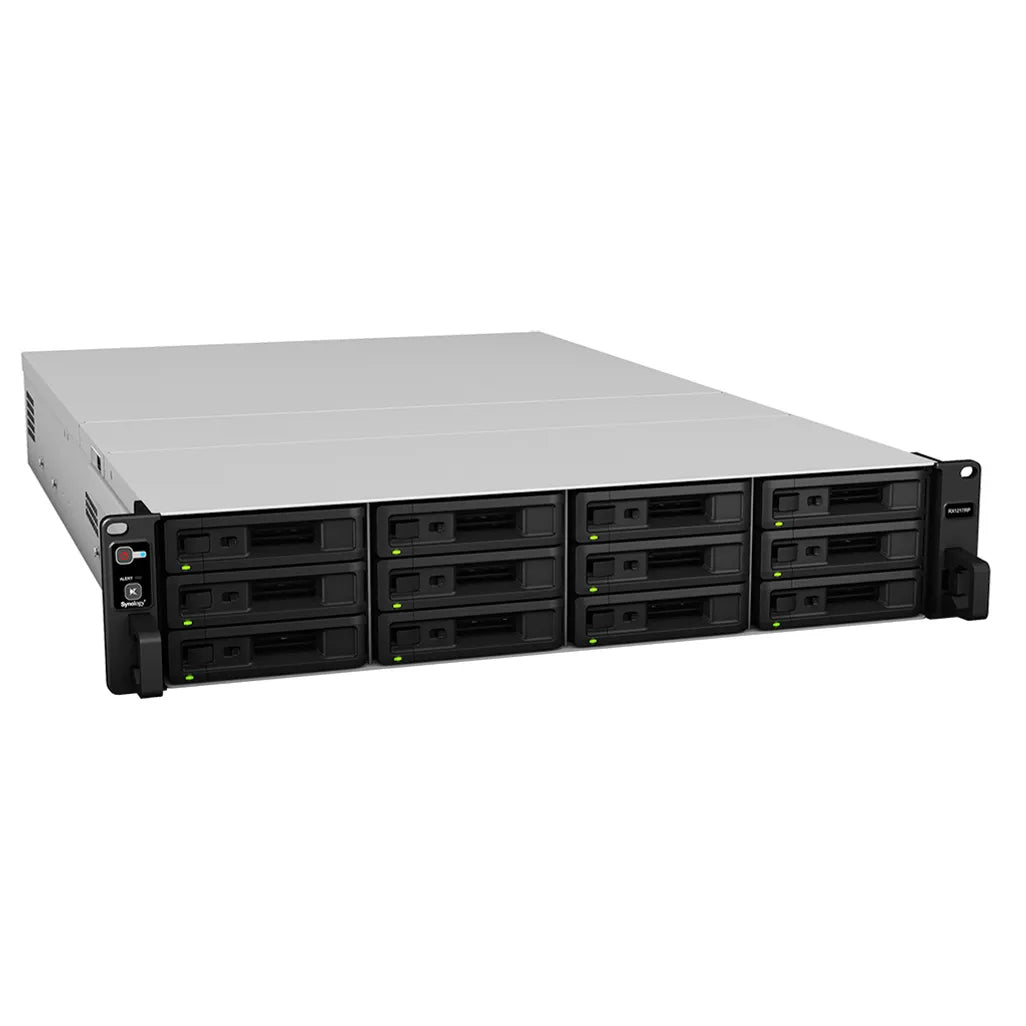 Synology RX1217RP, 13.4 kg, Rack (2U), Black, Grey