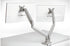 Kensington - Desk/Table Arm SmartFit One -Touch Height Adjustable - Provides stable support for 2 x Monitors up to 34" 8kg (Clamped) Dual Monitor Arm - White  (5028252597135)