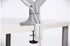 Kensington - Desk/Table Arm SmartFit One -Touch Height Adjustable - Provides stable support for 2 x Monitors up to 34" 8kg (Clamped) Dual Monitor Arm - White  (5028252597135)