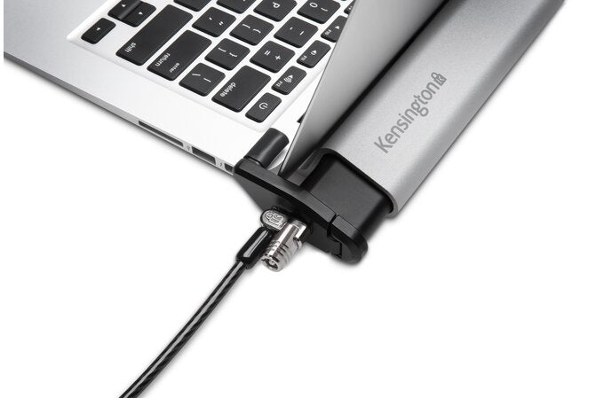Kensington - Laptop Locking Station with MicroSaver 2.0 Lock - Premium Brand - 2 Year Warranty (Not portable) - Easily adjusts to accommodate MacBook and other thin 11”-15.6” laptops without built-in security slots. Securing your laptop is as easy as p...