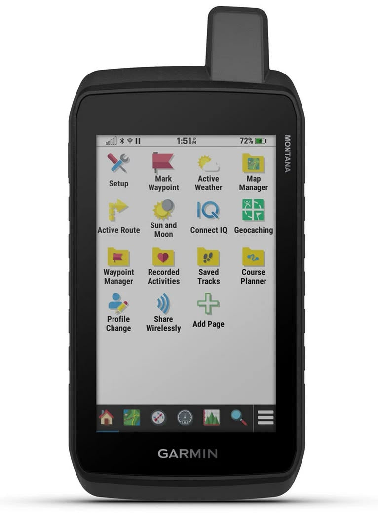 Garmin Montana 710 Rugged GPS Touchscreen Handheld - Black - TecAfrica Solutions