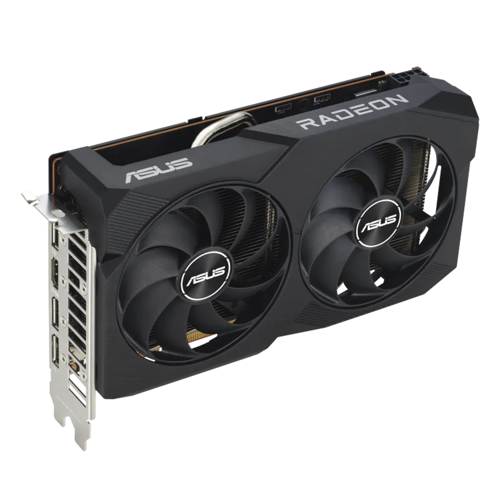 ASUS Dual -RX7600-O8G-V2, Radeon RX 7600, 8 GB, GDDR6, 128 bit, 7680 x 4320 pixels, PCI Express 4.0 - TecAfrica Solutions