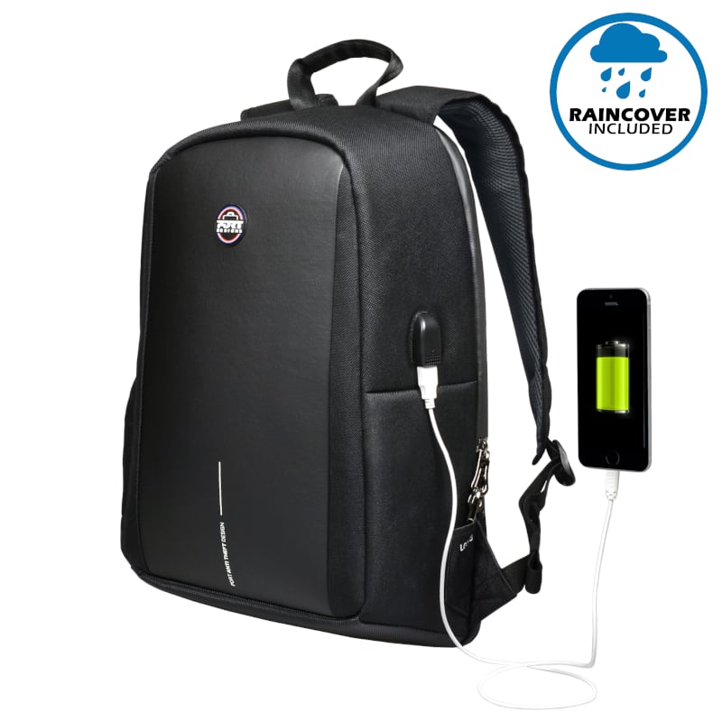 Port Designs Chicago EVO Anti-Theft 13-15.6" Backpack - Black - TecAfrica Solutions