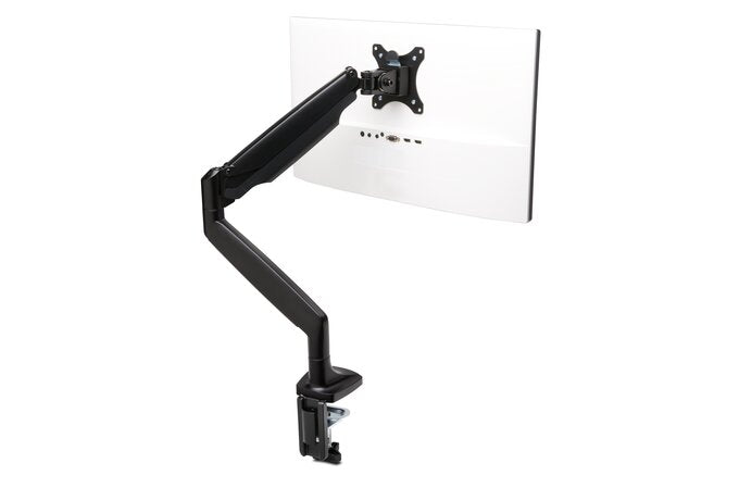 Kensington - Desk/Table Arm SmartFit One-Touch Height Adjustable Single Monitor Arm Holds 1 x Monitors up to 34" (Clamped)  - Black  (085896596004)