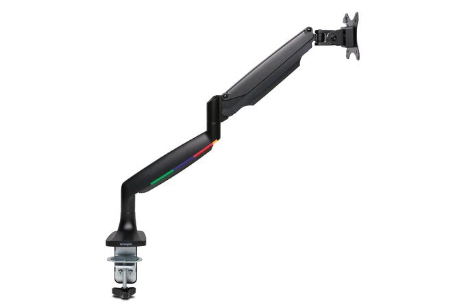 Kensington - Desk/Table Arm SmartFit One-Touch Height Adjustable Single Monitor Arm Holds 1 x Monitors up to 34" (Clamped)  - Black  (085896596004)