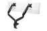 Kensington - Desk/Table Arm SmartFit One-Touch Height Adjustable - Provides stable support for 2 x Monitors up to 34" 8kg (Clamped) Dual  Monitor Arm - Black(085896596011)