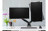 Kensington - Desk/Table Arm SmartFit One-Touch Height Adjustable - Provides stable support for 2 x Monitors up to 34" 8kg (Clamped) Dual  Monitor Arm - Black(085896596011)
