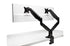 Kensington - Desk/Table Arm SmartFit One-Touch Height Adjustable - Provides stable support for 2 x Monitors up to 34" 8kg (Clamped) Dual  Monitor Arm - Black(085896596011)