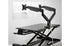 Kensington - Desk/Table Arm SmartFit One-Touch Height Adjustable - Provides stable support for 2 x Monitors up to 34" 8kg (Clamped) Dual  Monitor Arm - Black(085896596011)