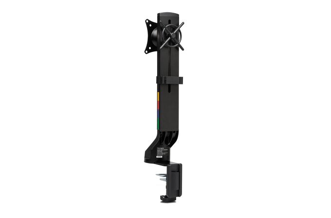 Kensington - Desk/Table Arm SmartFit Space-Saving Single Monitor Arm Holds 1 x Monitor up to 27" and up to 8kg (Clamped) - Black (085896555124)