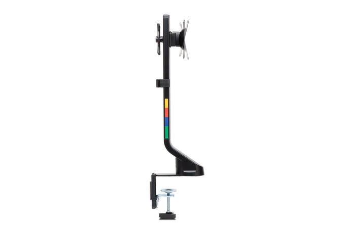 Kensington - Desk/Table Arm SmartFit Space-Saving - Provides stable support for 2 x Monitors up to 27" 8kg (Clamped) Dual Monitor Arm - Black (085896555131)