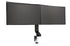 Kensington - Desk/Table Arm SmartFit Space-Saving - Provides stable support for 2 x Monitors up to 27" 8kg (Clamped) Dual Monitor Arm - Black (085896555131)