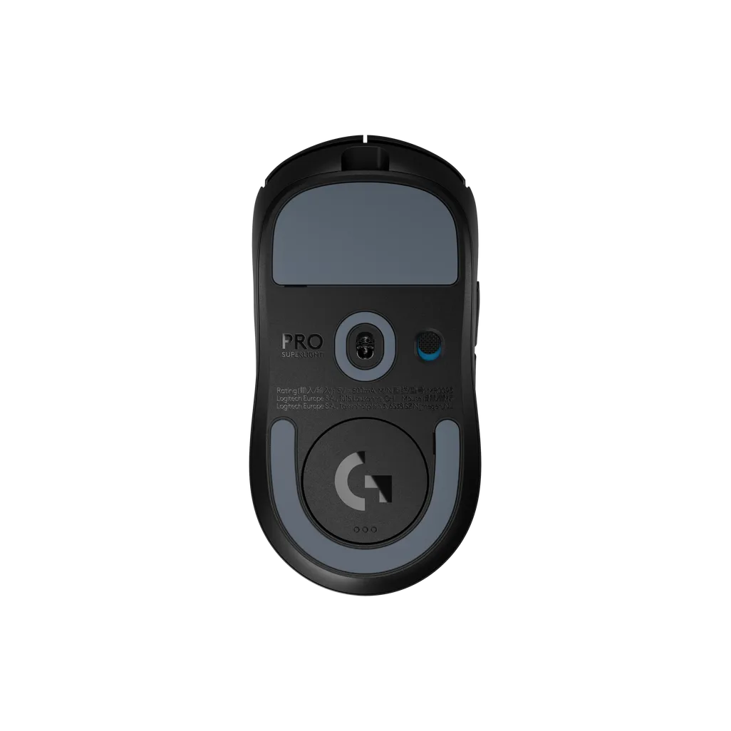 Logitech G 910-006631, Right-hand, Optical, RF Wireless, 32000 DPI, 0.5 ms, Black
