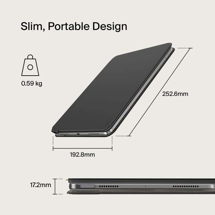 Pro Keyboard Case with Magnetic Stand for iPad Pro 11" (M4)
