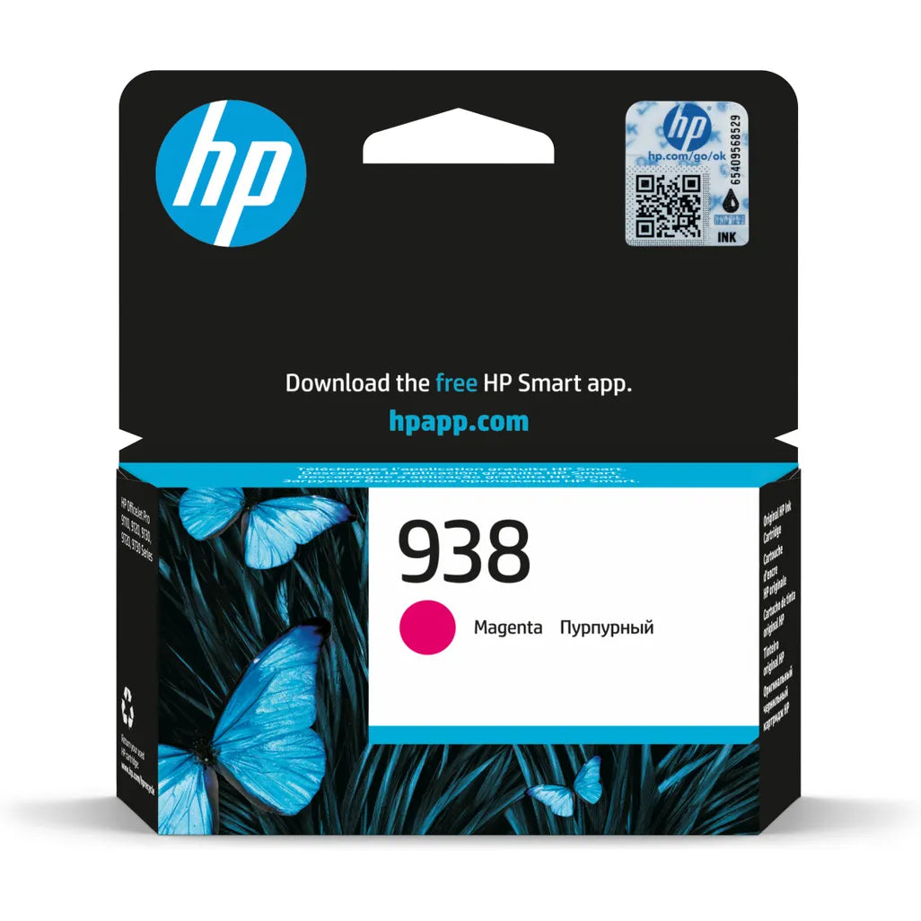 HP 938 MAGENTA ORIGINAL INK CARTRIDGE