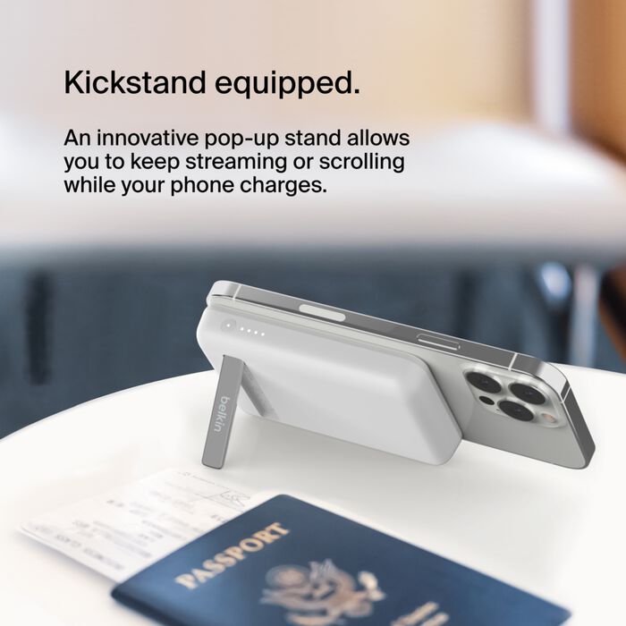 Magnetic Wireless Power Bank 5K + Stand
