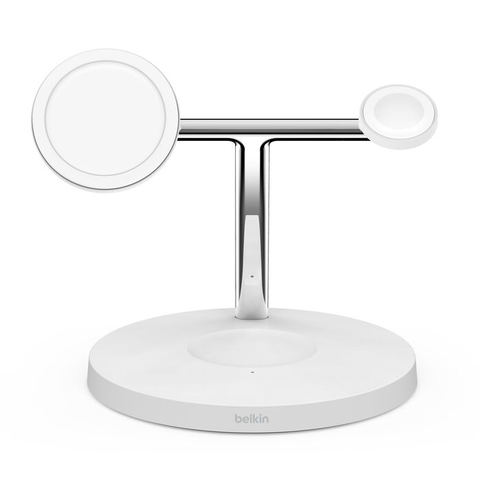 3-in-1 Wireless Charger with Official MagSafe Charging 15W