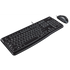 Logitech Desktop MK120, Full-size (100%), Wired, USB, QWERTY, Black, Mouse included