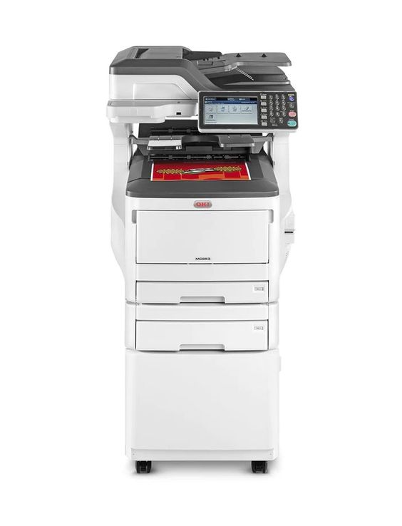 OKI MC853DNCT LED A3 Colour Multifunction Home & Office Printer 45850601