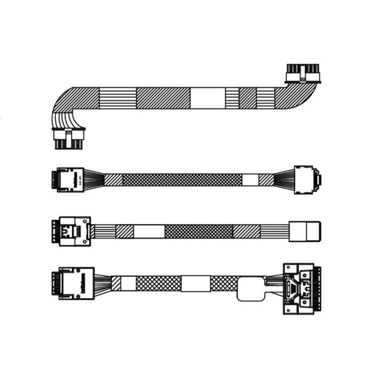 Lenovo ThinkSystem SR630 v2 4 x 3.5-inch Backplane Cable Kit