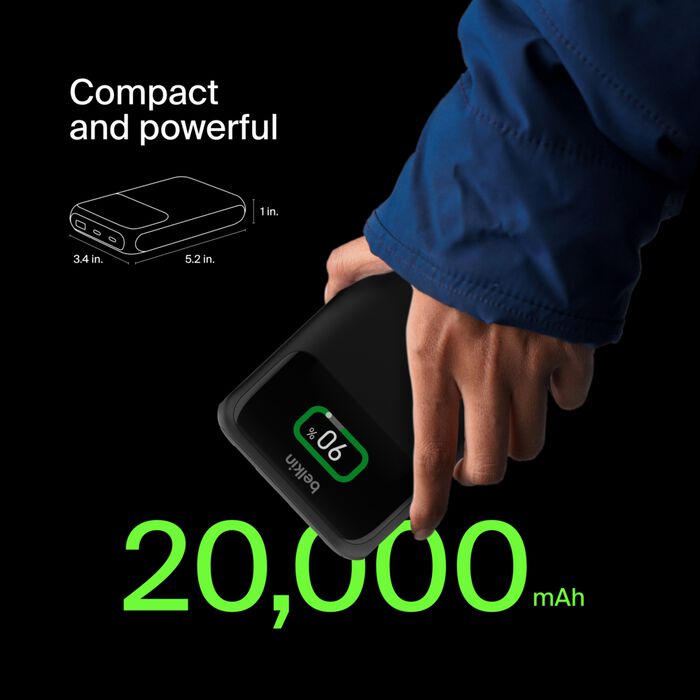 3-Port Laptop Power Bank 20K
