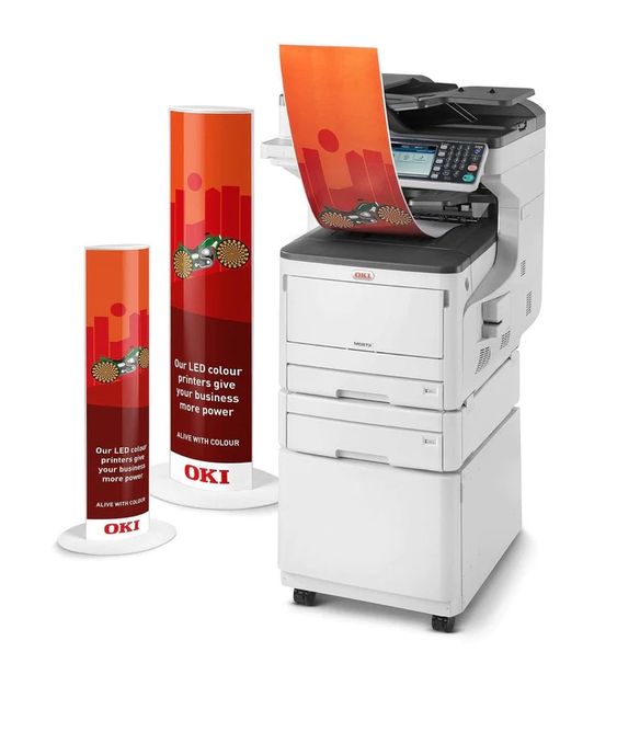 OKI MC853DNCT LED A3 Colour Multifunction Home & Office Printer 45850601
