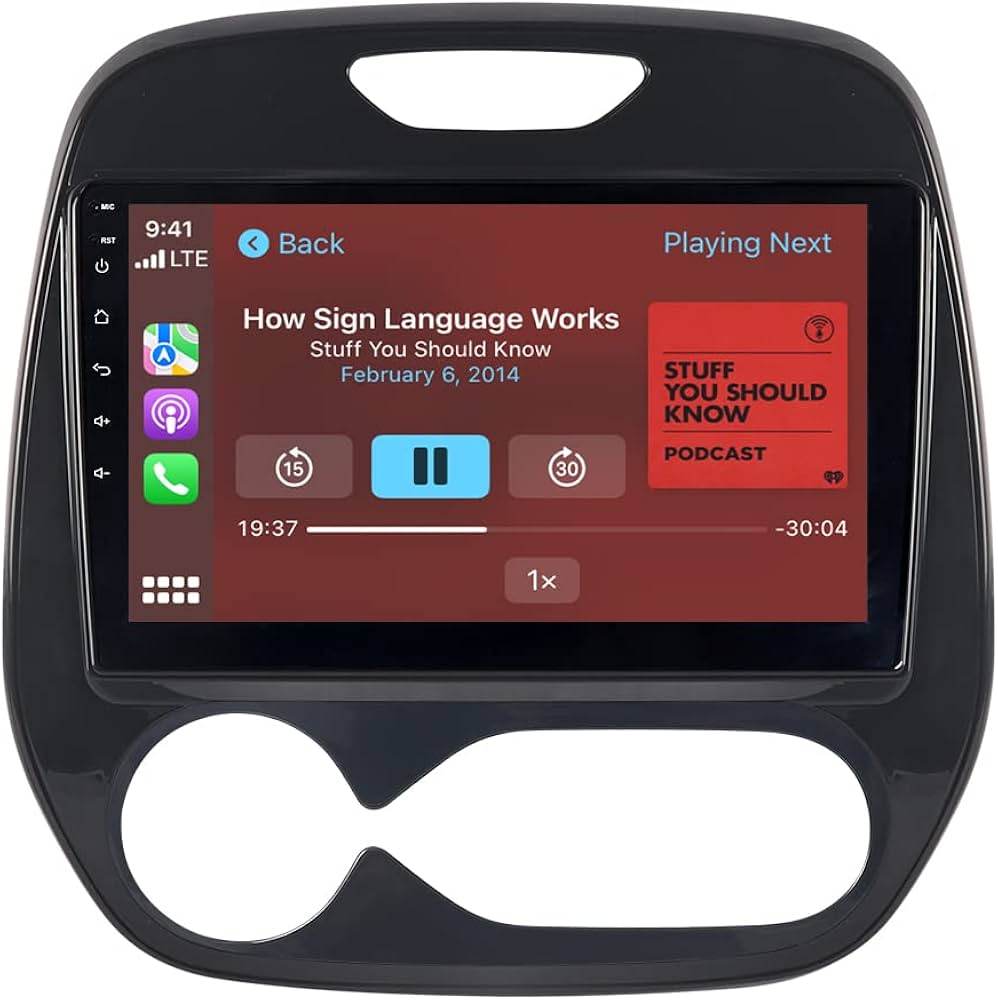 Renault Capture 2013-17 GPS Wireless Apple Carplay Android Auto Stereo