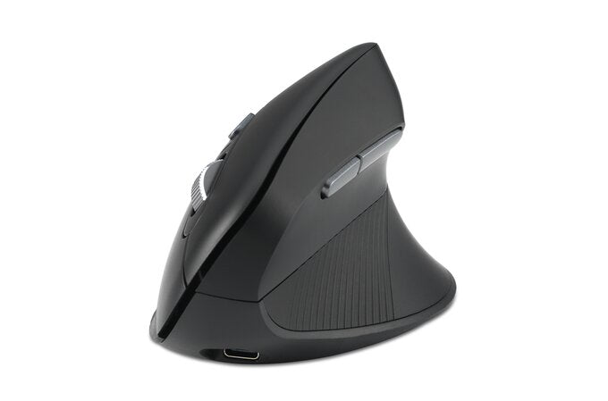 Kensington - Pro Fit Ergo MY630 EQ Rechargeable Bluetooth Mouse with 2.4GHz USB-A Reciever, 55% Post-Consumer Recycled (PCR) Content, With Up to 4 Months Of Battery Life Per Charge