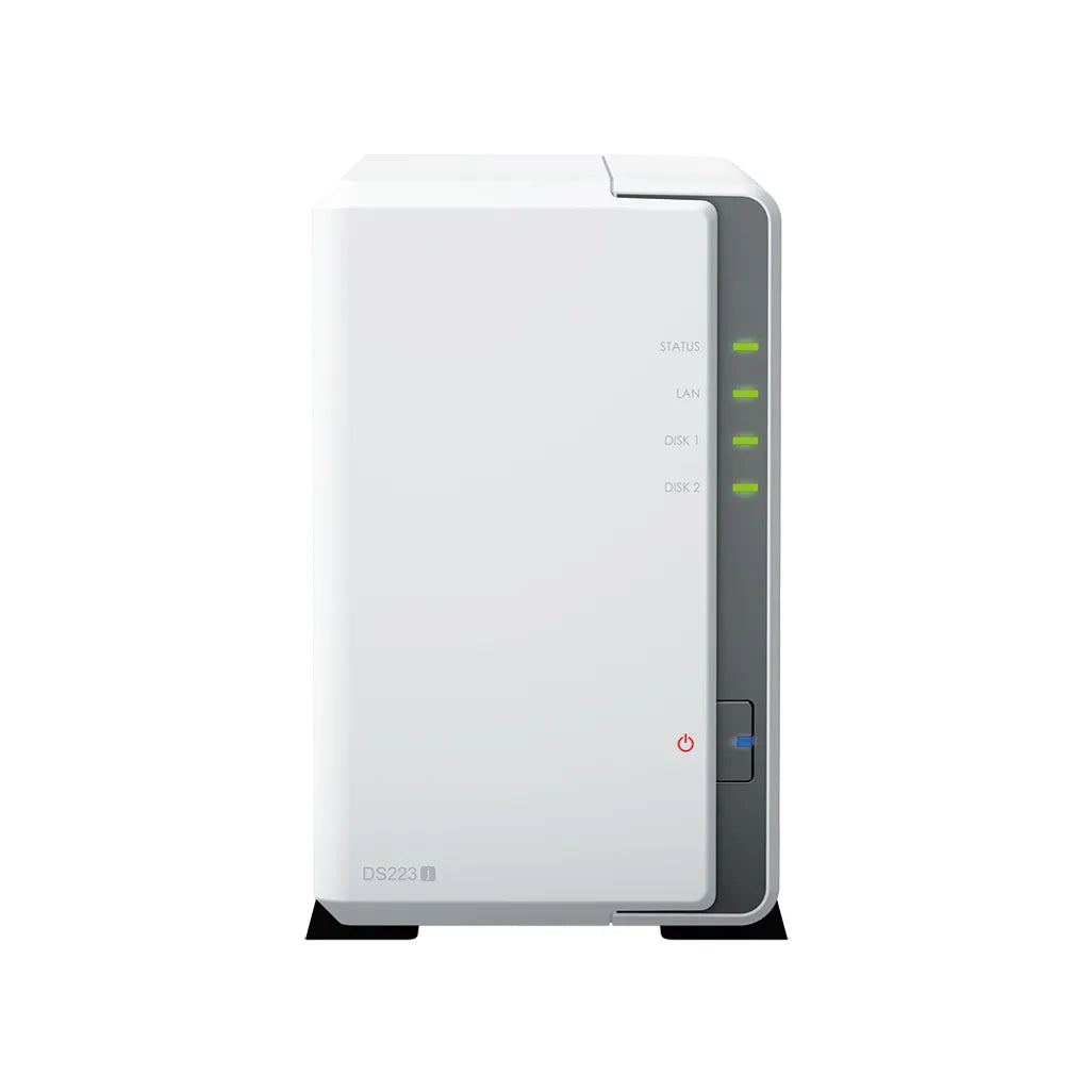 Synology DiskStation DS223J, NAS, Desktop, Realtek, RTD1619B, 1 GB, DDR4