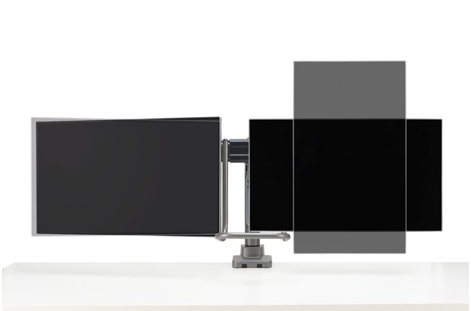 K58272WW	Kensington - Desk/Table SmartFit with CrossBar and Handle Dual Monitor Arm - Black (supports  2x monitors up to 32" and up to 9kg) (Clamped) With SmartFit - Black	085896582724	7.00	2,499.95