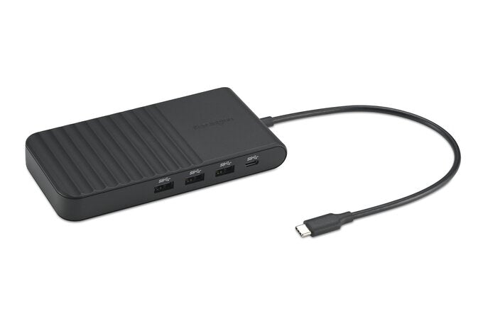Kensington - UH1500P EQ USB-C - 5Gbps Triple Video Driverless Mobile Dock- 9-in-1 design with 2 x HDMI 1 X Display Port  3 x USB-A Ports 2 x USB-C Ports - 85 Watt Power Delivery - Black