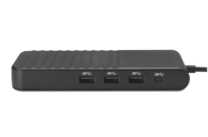 Kensington - UH1500P EQ USB-C - 5Gbps Triple Video Driverless Mobile Dock- 9-in-1 design with 2 x HDMI 1 X Display Port  3 x USB-A Ports 2 x USB-C Ports - 85 Watt Power Delivery - Black