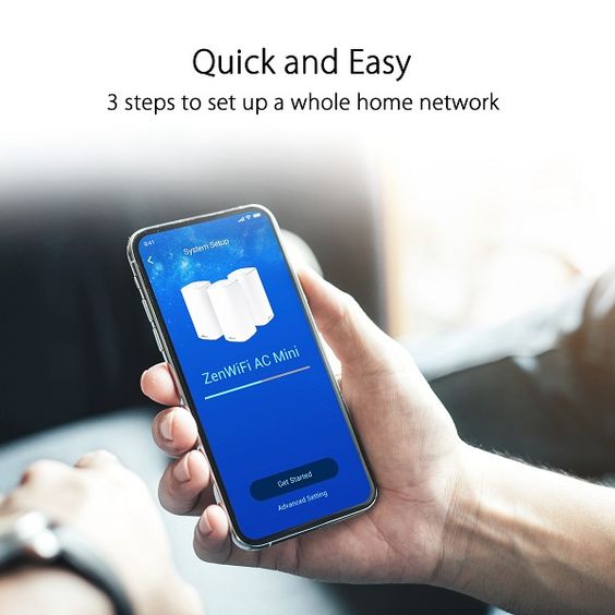 Asus ZenWiFi AC Mini CD6 2-PK - AC1500 Mesh WiFi System