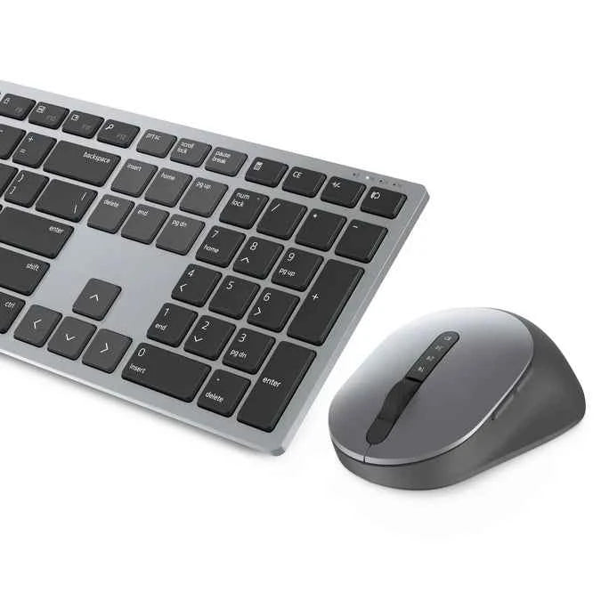 Dell KM7321W keyboard RF Wireless + Bluetooth QWERTY US International Grey Titanium