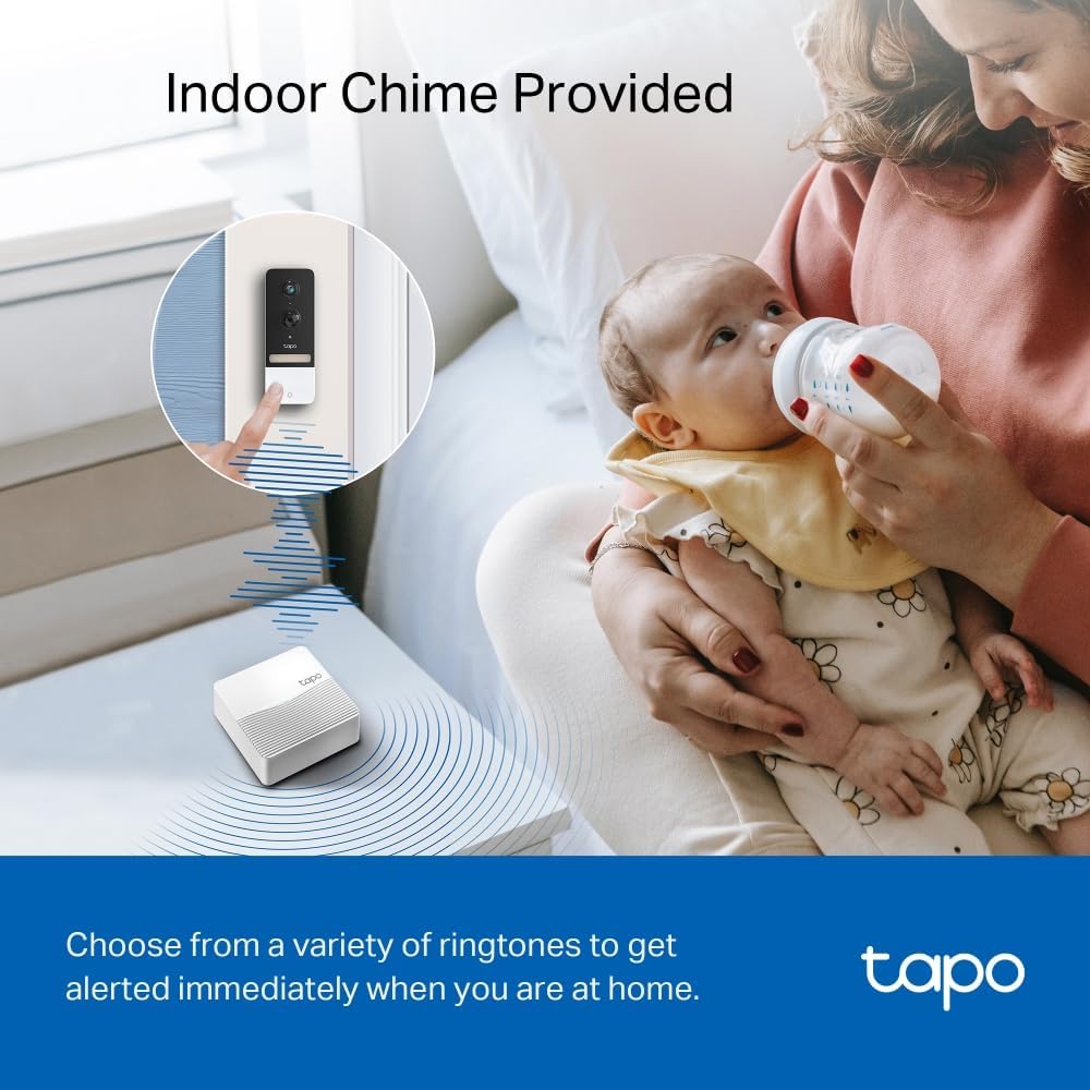 TP-Link Tapo D230S1 5MP 2K Smart Battery Video Doorbell 180days