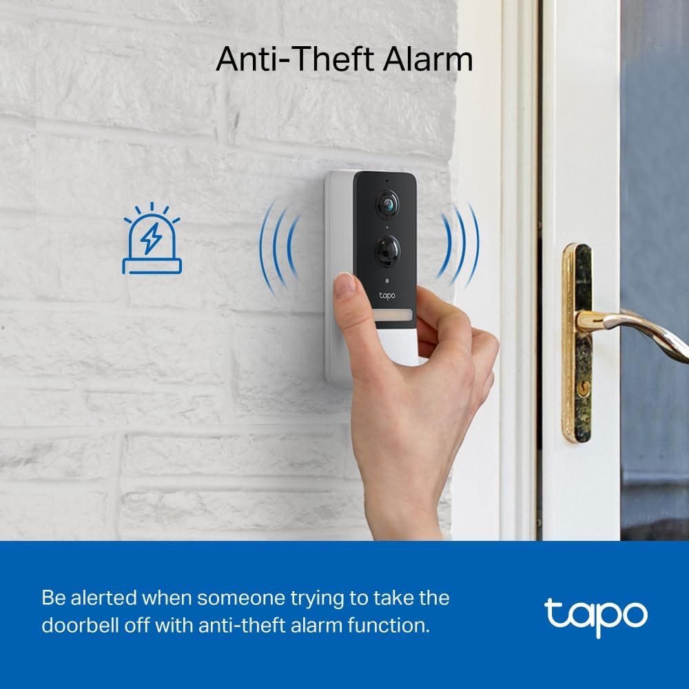 TP-Link Tapo D230S1 5MP 2K Smart Battery Video Doorbell 180days