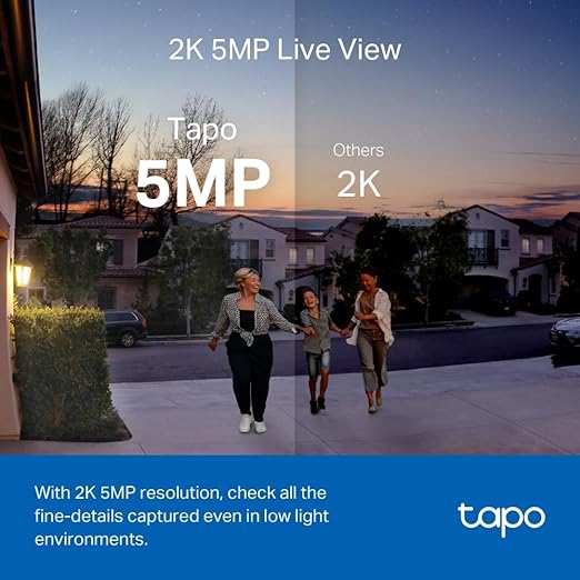 TP-Link Tapo D230S1 5MP 2K Smart Battery Video Doorbell 180days