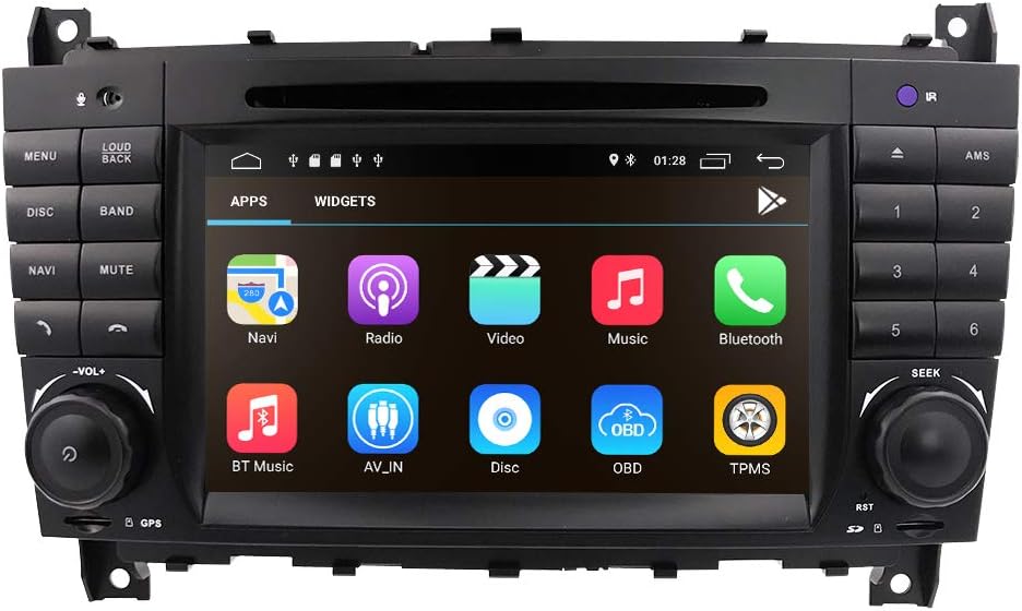 Android 13 Car Stereo with GPS for Mercedes-Benz (W169, B200, W245, Vito, Viano, Sprinter W906)