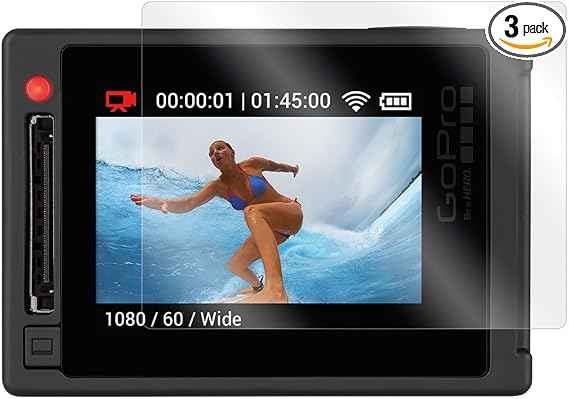 GOPRO ACC SCRN PRTCT HERO4 SIL
