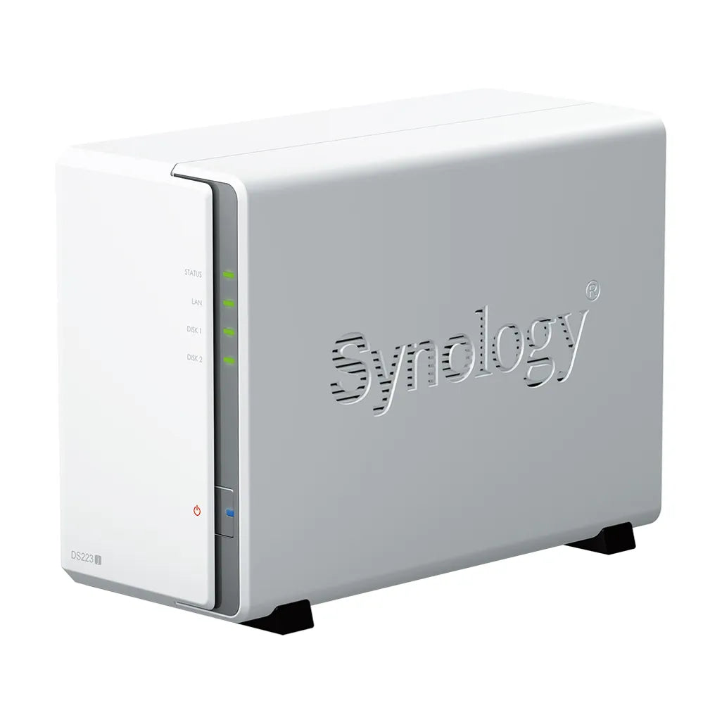 Synology DiskStation DS223J, NAS, Desktop, Realtek, RTD1619B, 1 GB, DDR4