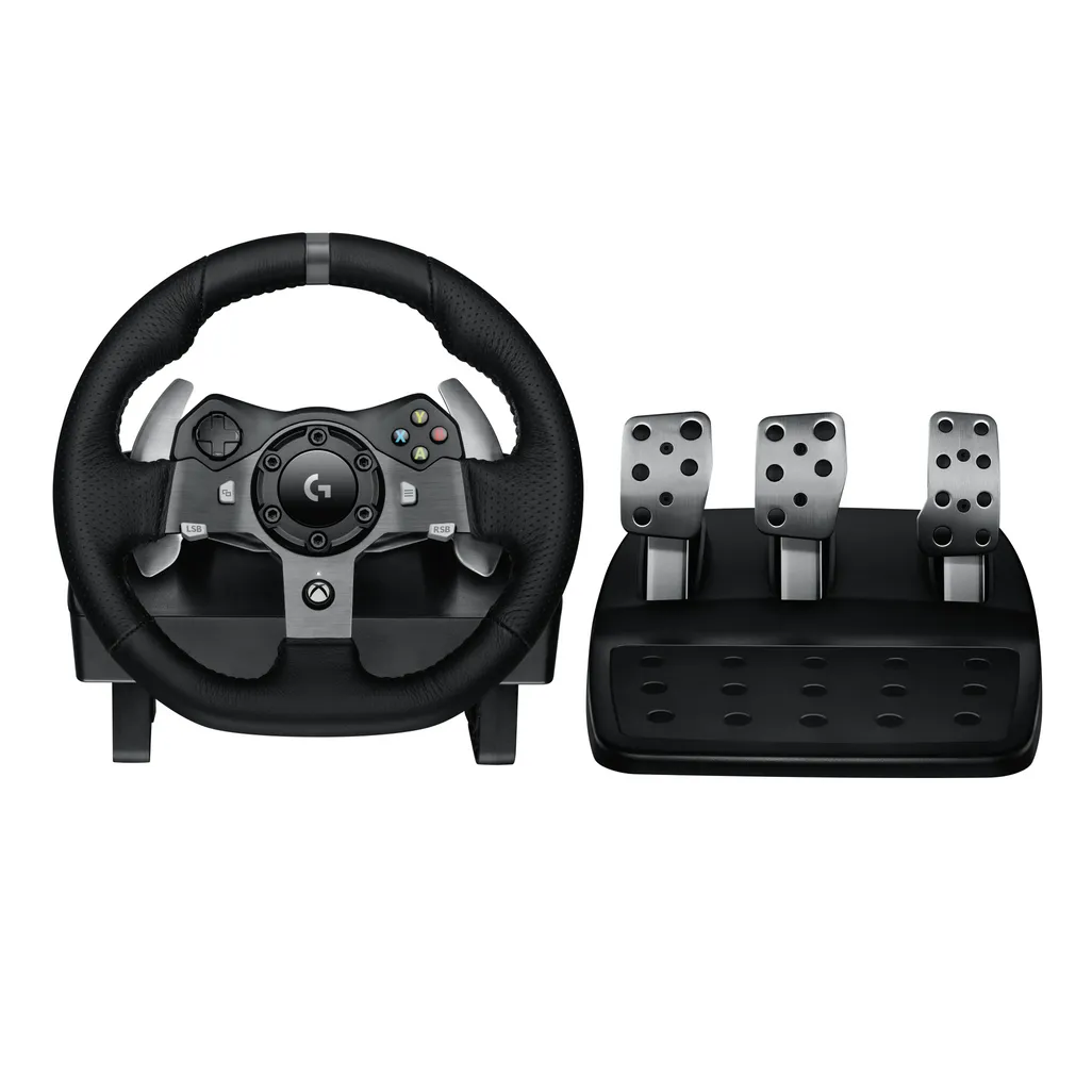 Logitech G G920 Driving Force Racing Wheel, Steering wheel + Pedals, PC, Xbox One, Xbox Series S, Xbox Series X, D-pad, Analogue / Digital, Wired, USB 2.0 - TecAfrica Solutions
