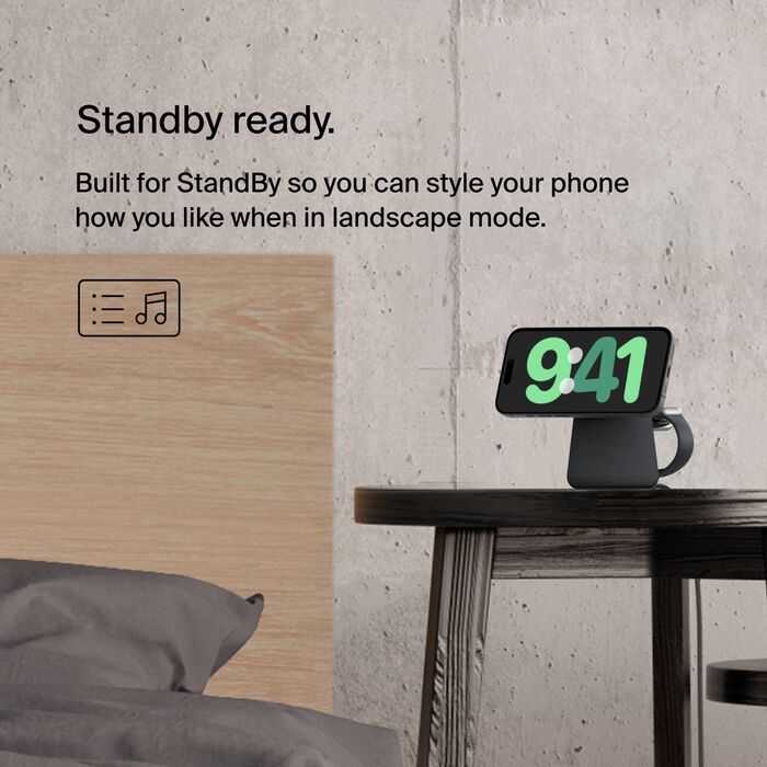 2-in-1 Wireless Charging Dock with MagSafe 15W
