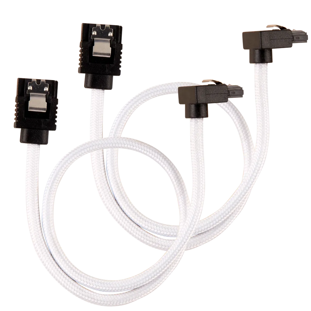 Corsair CC-8900279, 0.3 m, SATA III, Male/Male, Black, White, Straight, Straight