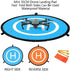 Tecafrica Solutions 55cm Universal Double Sided Quadcopter Landing Pad